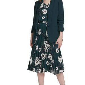 DKNY Pleated Midi Skirt